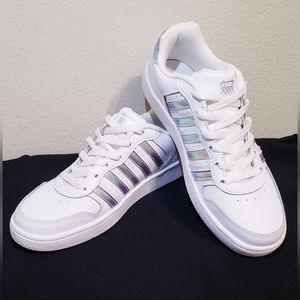 K-Swiss Iridescent Court Palisades Low Tennis Shoes women's size 10